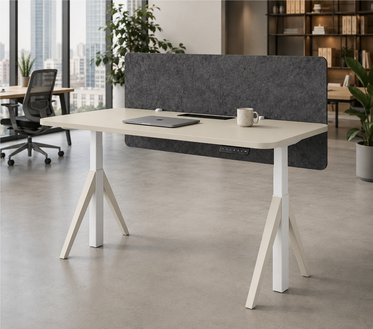 BERENN Desk Elektrisch höhenverstellbarer Schreibtisch