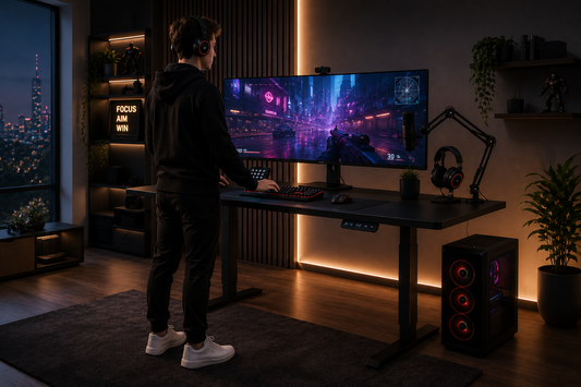 Gaming ohne Rückenschmerzen – Warum ergonomische Schreibtische den Unterschied machen