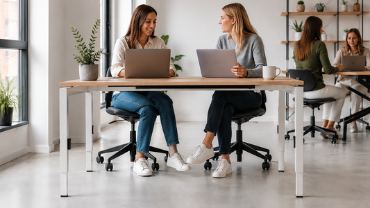 Trio Desk Elektrisch höhenverstellbarer Schreibtisch